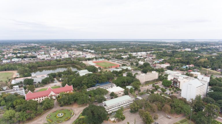 Total campus buildings area